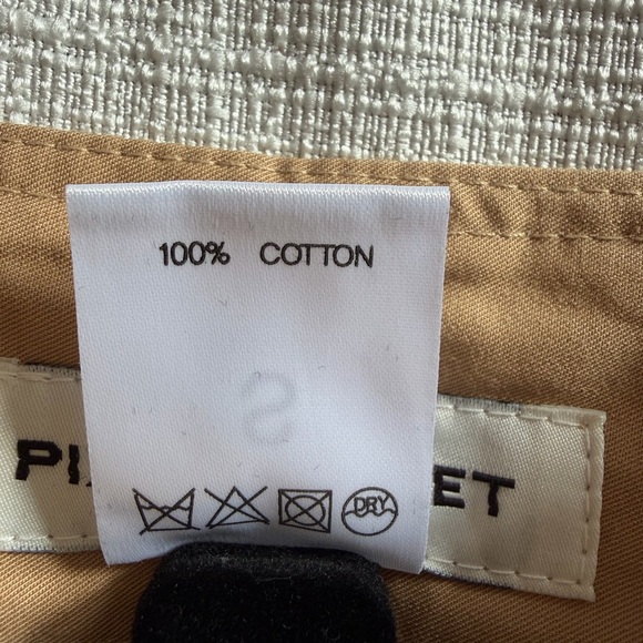 Pixie Market Beige High-Waist Trench Mini Skirt with Belt - Picture 11 of 11